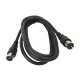 Prolongador de TV negro macho-hembra 2,5m