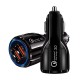 Cargador mechero coche 2 USB QC3,0 + 2,4A