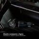 Cargador mechero coche 2 USB QC3,0 + 2,4A