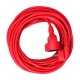 Prolongación roja 3x1,5mm 15m 16A 250V