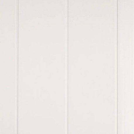 Friso de PVC blanco 8mm 37,5x260cm 3,90m²
