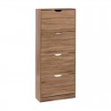 Zapatero 4 trampones de madera 60x23x155cm