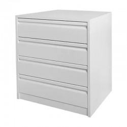 Cajonera de 4 cajones blanca 60x50cm