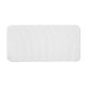 Alfombra de ducha acolchada blanca con ventosas 91x45cm Rayen