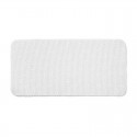 Alfombra de ducha acolchada blanca con ventosas 91x45cm Rayen