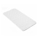 Alfombra de ducha acolchada blanca con ventosas 91x45cm Rayen