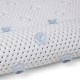 Alfombra de ducha acolchada blanca con ventosas 91x45cm Rayen