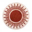 Alfombra de algodón blanca y roja 90x1cm Alicante