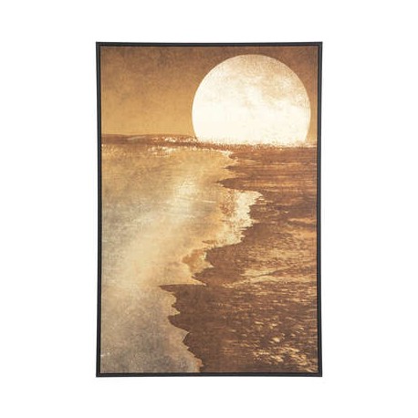 Cuadro decorativo atardecer playa 60x90cm