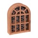 Caja de llaves decorativa de madera/cristal 28x6x36cm