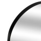 Espejo de pared metálico negro 40x112cm Selena