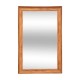 Espejo de pared con marco de madera 72x4x112cm