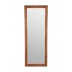Espejo de pared de poliestireno/aluminio efecto madera 72x4x195cm