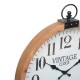 Reloj de pared de madera/metal vintage 57x6x66cm