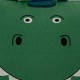 Cojín dinosaurio verde de poliéster/algodón 40x10x40cm