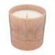 Vela perfumada en recipiente de madera 10x10x10cm