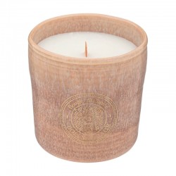 Vela perfumada en recipiente de madera 10x10x10cm