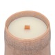 Vela perfumada en recipiente de madera 10x10x10cm