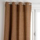 Cortina de poliéster lino beige 140x260cm Wild