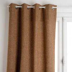 Cortina de poliéster lino beige 140x260cm Wild