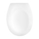 Tapa para inodoro WC de duroplast blanca Siros