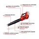 Soplador de hojas inalámbrico GE-LB 36/210 Li E-Solo Einhell