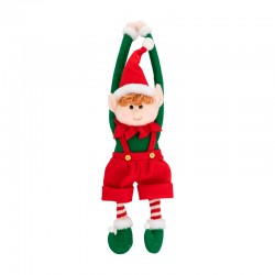 Elfo colgante decorativo navideño de poliéster