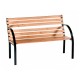 Banco para jardín 120x62x81cm madera