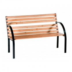 Banco para jardín 120x62x81cm madera
