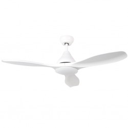 Ventilador de techo DC blanco con luz led + mando Ø117 Luma