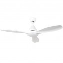 Ventilador de techo DC blanco con luz led + mando Ø117 Luma