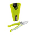 Tijera de mano 19cm con funda verde