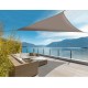 Toldo vela triangular elástico 3,4m taupé