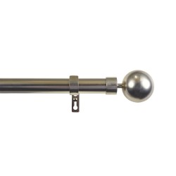 KIT BARRA EXT. 110-200 PLATA BOLA 28MM