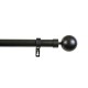 KIT BARRA EXT. 110-200 NEGRO BOLA 28MM