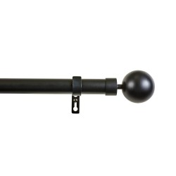 KIT BARRA EXT. 110-200 NEGRO BOLA 28MM
