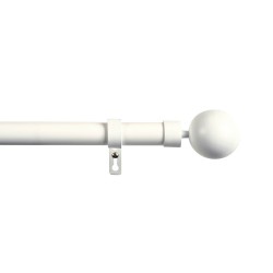 KIT BARRA EXT. 110-200 BLANCO BOLA 28MM