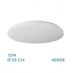 PLAFON LED 25CM SLIM 12W 4000K 1180LM