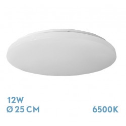 PLAFON LED 25CM SLIM 12W 6500K 1180LM