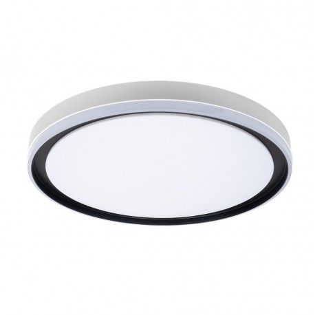 PLAFON LED 50CM CLARIBEL BCO/NEG 60W C/M