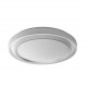 PLAFON LED 50CM MEYER BCO/GRIS 60W C/MAN
