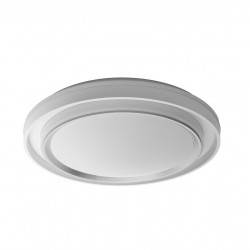 PLAFON LED 50CM MEYER BCO/GRIS 60W C/MAN