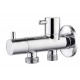 LLAVE DOBLE SALIDA HIGIENICA 1/2X3/8-1/2