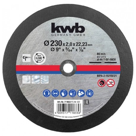 DISCO CORTE ECO INOX/METAL 230MM 2MM
