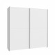 Armario 2 puertas correderas 190x61x190cm blanco