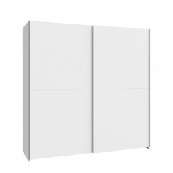 Armario 2 puertas correderas 190x61x190cm blanco