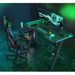 Escritorio 120x60cm gaming led