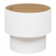 MESA MADERA C/TAPA BLANCA 38.5X35CM