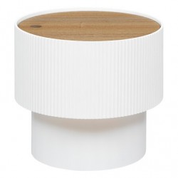 MESA MADERA C/TAPA BLANCA 38.5X35CM