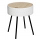 MESA MADERA C/TAPA BLANCA 38.5X45.5CM